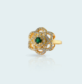 Green Maze Ring