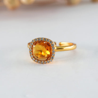 Orange Bloom ring