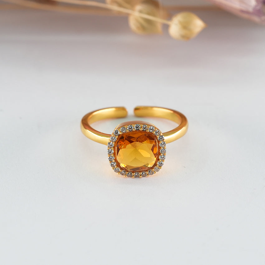 Orange Bloom ring