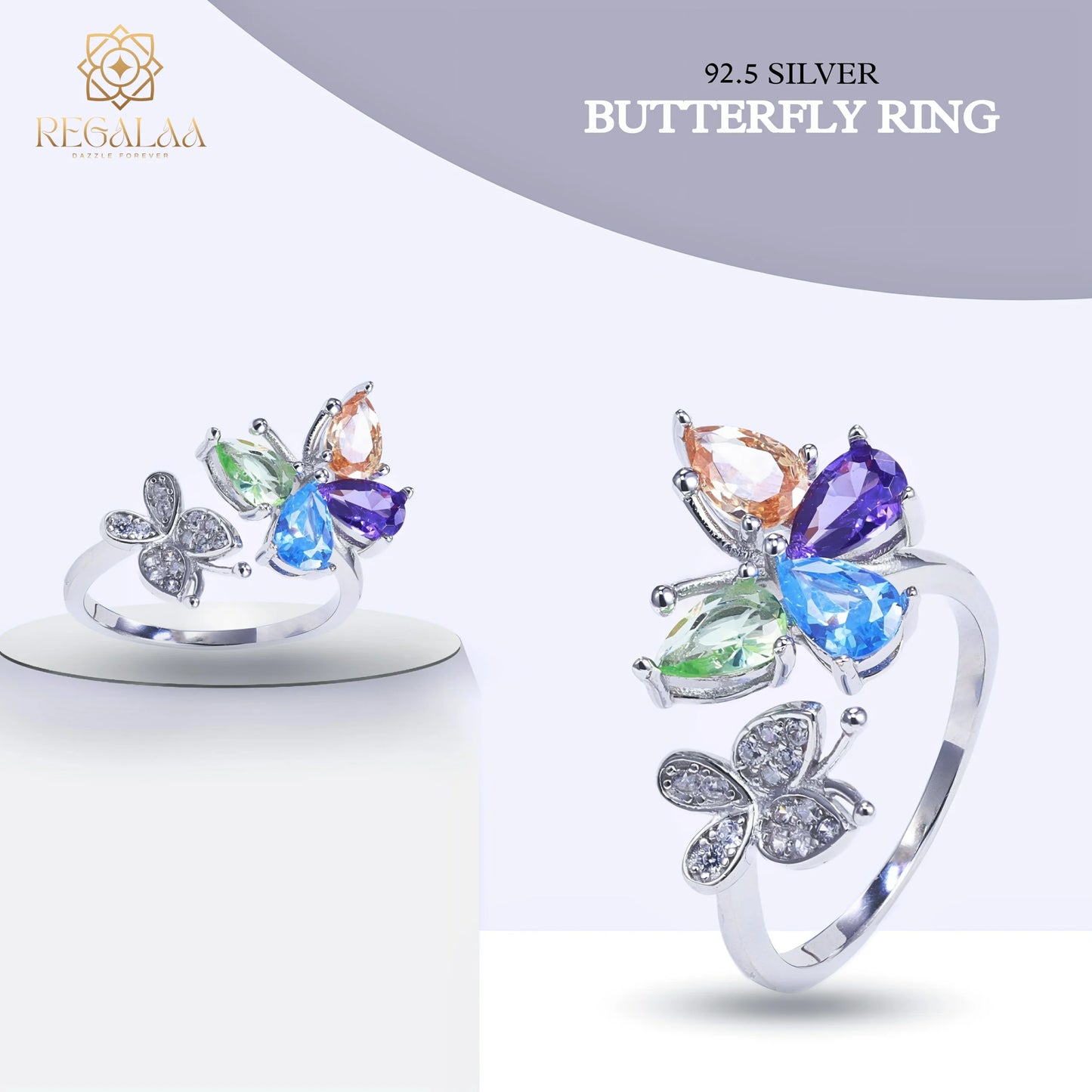 Dual Butterfly Ring