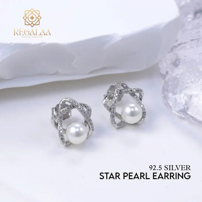 Star Pearl Earrings