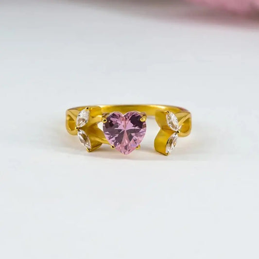 Pink Heart Ring