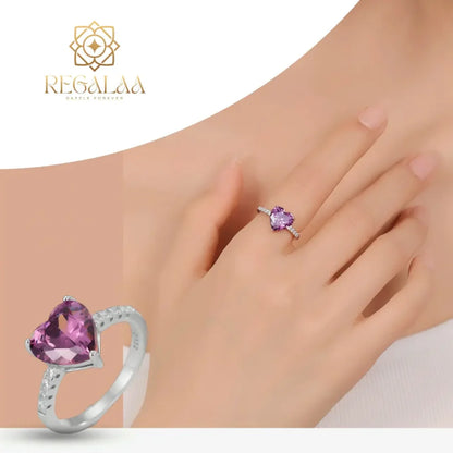 Purple Heart Ring