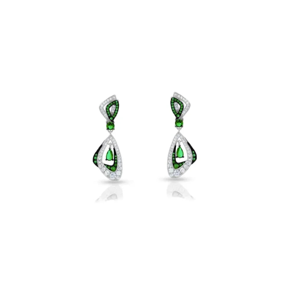 Green Emerald Earrings