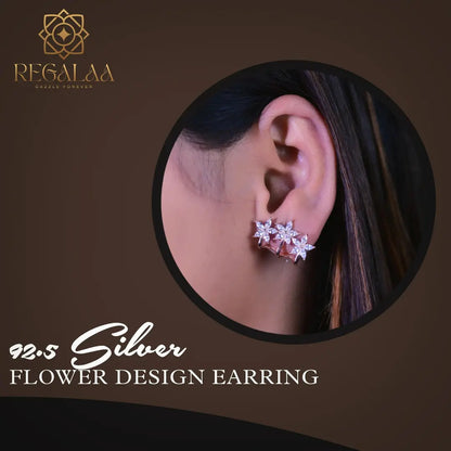 Silver Star Earring